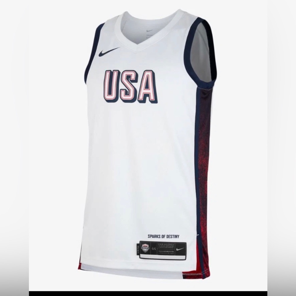 Nike Team USA Basketball Home Limited Men's Jersey FV5517-100 new